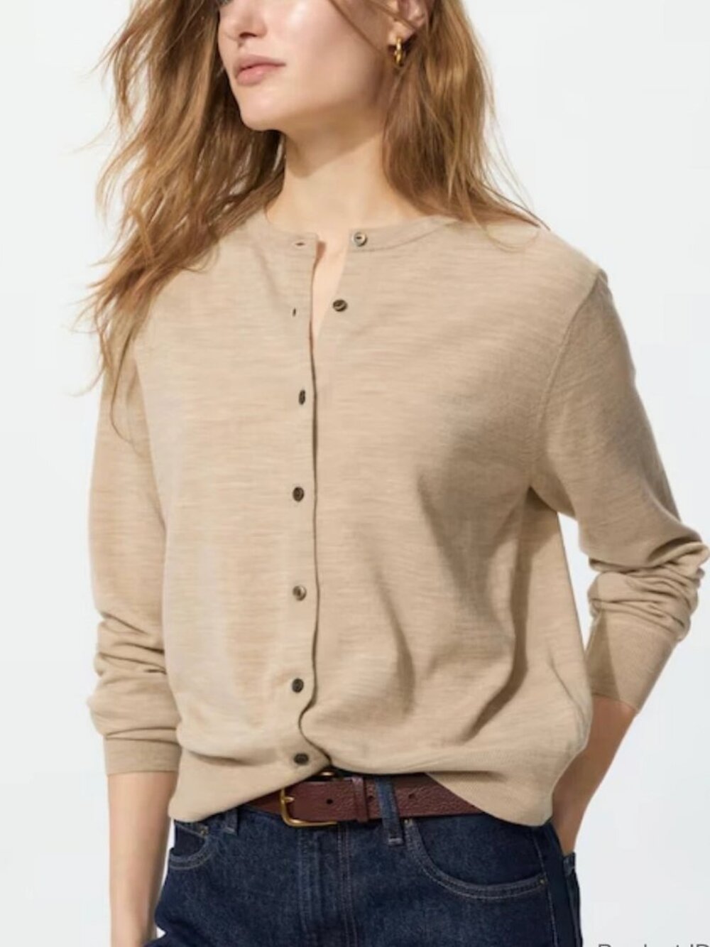UNIQLO women's wool cardigan medium LIKE NEW